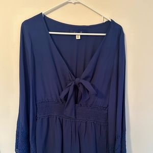 BLUE RAIN Romper